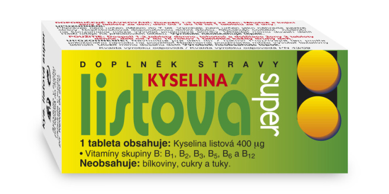 NATURVITA Kyselina listová super 60 tablet