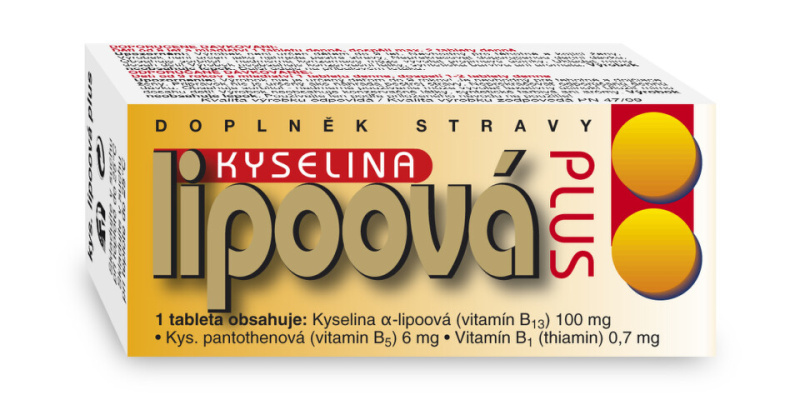 NATURVITA Kyselina lipoová Plus 60 tablet