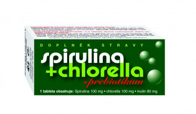 NATURVITA Spirulina+Chlorella+Prebiotikum tbl.90