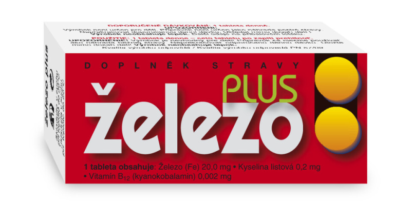 NATURVITA Železo plus 60 tablet