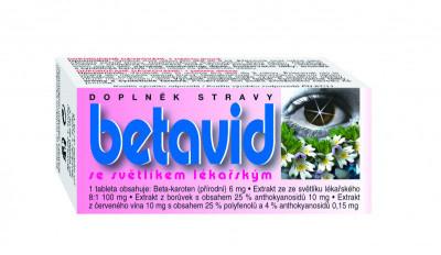 NATURVITA Betavid se světlíkem lékařským 60 tablet