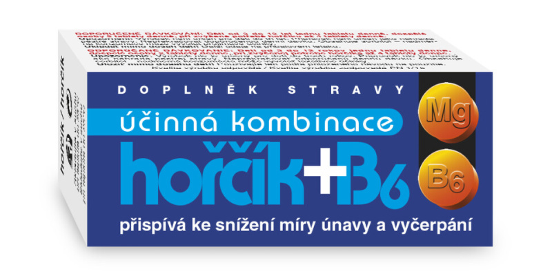 NATURVITA Hořčík + B6 60 kapslí