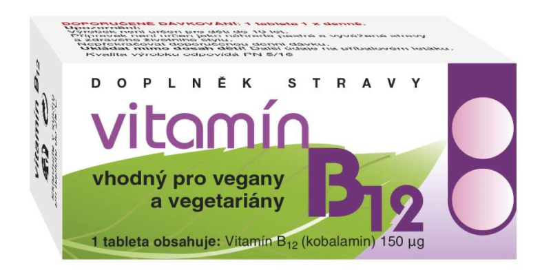 NATURVITA Vitamín B12 60 tablet