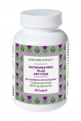 NATURVITA Ostropestřec plus artyčok 60 kapslí