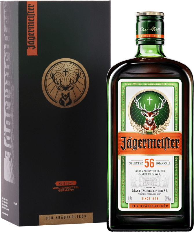 Jägermeister v kartonku 35% 0,7l
