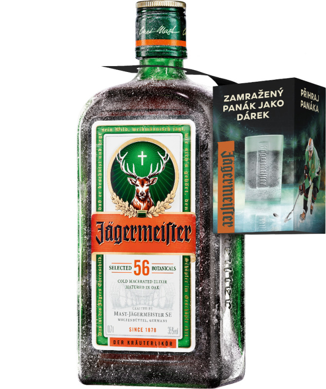 Jagermeister Jägermeister 35% 0,7l + sklenice