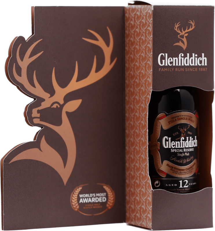Glenfiddich 12 letá Mini 40% 0,05l