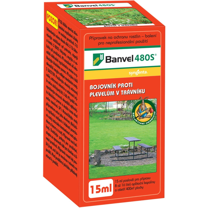 LOVELA BANVEL 480S Bojovník proti plevelům v trávníku 15 ml