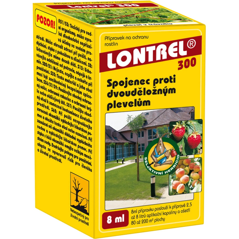 LOVELA LONTREL 300 Spojenec proti dvouděložným plevelům 8 ml