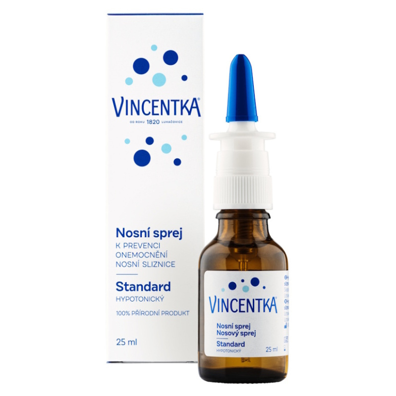 Vincentka nosní sprej STANDARD hypotonický 25ml