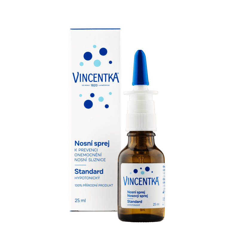 Vincentka nosní sprej STANDARD hypotonický 25ml