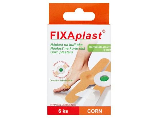 FIXAPLAST Corn náplast  na kuří oka 6ks
