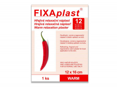 FIXAplast WARM kapsaicinová hřej.nápl.12x16cm 1ks