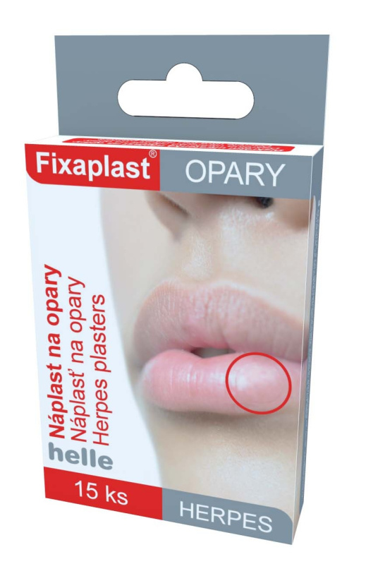 FIXAPLAST Herpes náplast na opary 15ks