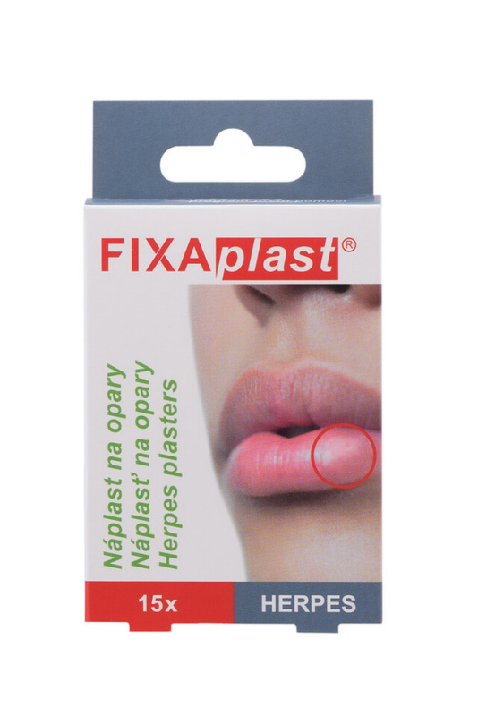 FIXAPLAST Herpes náplast na opary 15ks