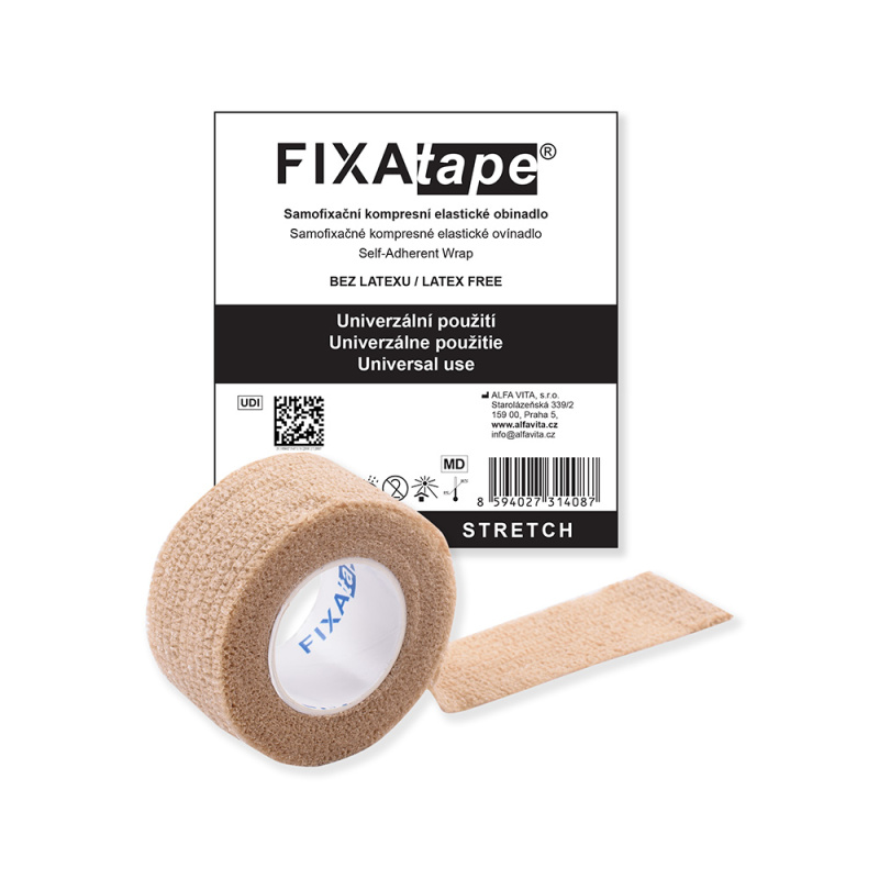 FIXAPLAST Fixatape stretch samofixační elastické obinadlo 2.5 cm x 450 cm 1 kus