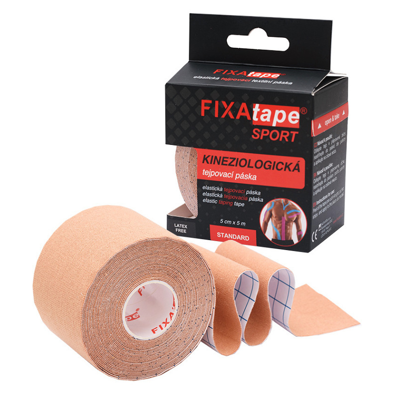 FIXAPLAST Fixatape sport standard tejpovací páska 5 cm x 5m tělová 1 kus
