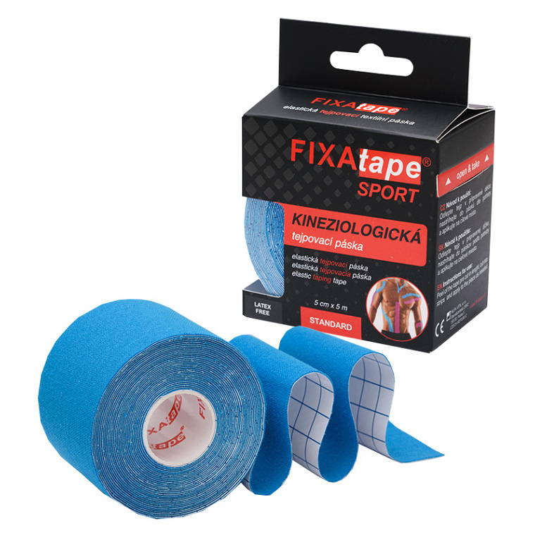 FIXAtape STANDARD sport tejp.páska 5cmx5m modrá