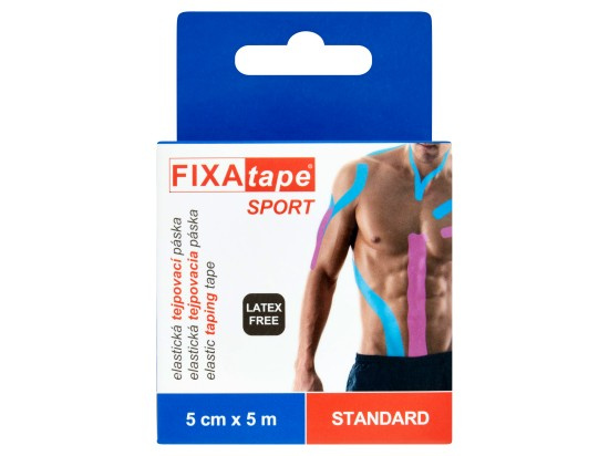 FIXAtape STANDARD sport tejp.páska 5cmx5m modrá