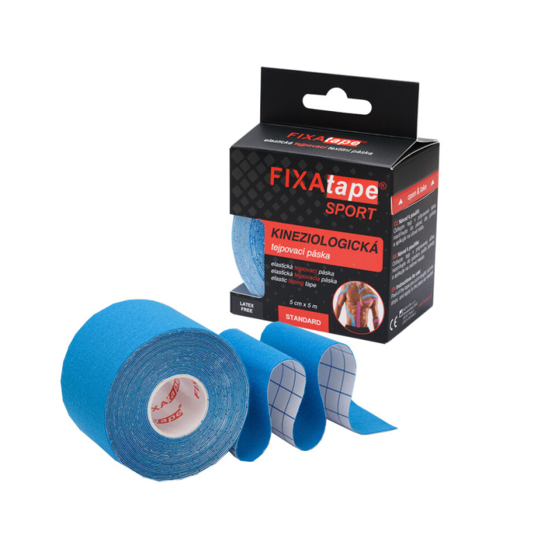 FIXAtape STANDARD sport tejp.páska 5cmx5m modrá