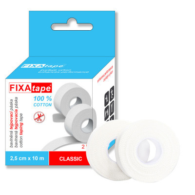 FIXAtape CLASSIC tejpovací páska 2.5cmx10m 2ks