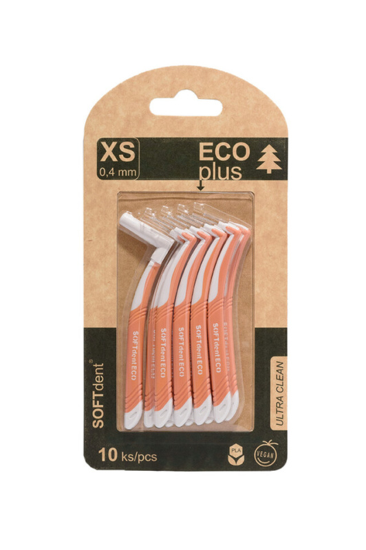SOFTdent ECO Interdental brushes mezizubní kartáčky 0,4 mm 10 ks
