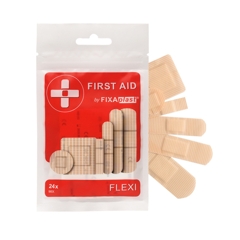 FIXAplast First aid flexi náplast mix 24 kusů