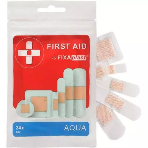 FIXAplast First aid aqua náplast mix 24 kusů