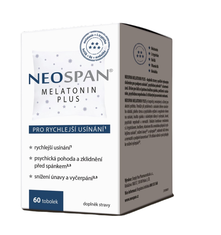 NEOSPAN melatonin plus, 60 tobolek