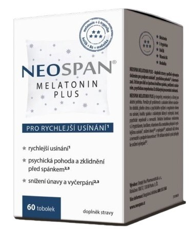 NEOSPAN melatonin plus, 60 tobolek