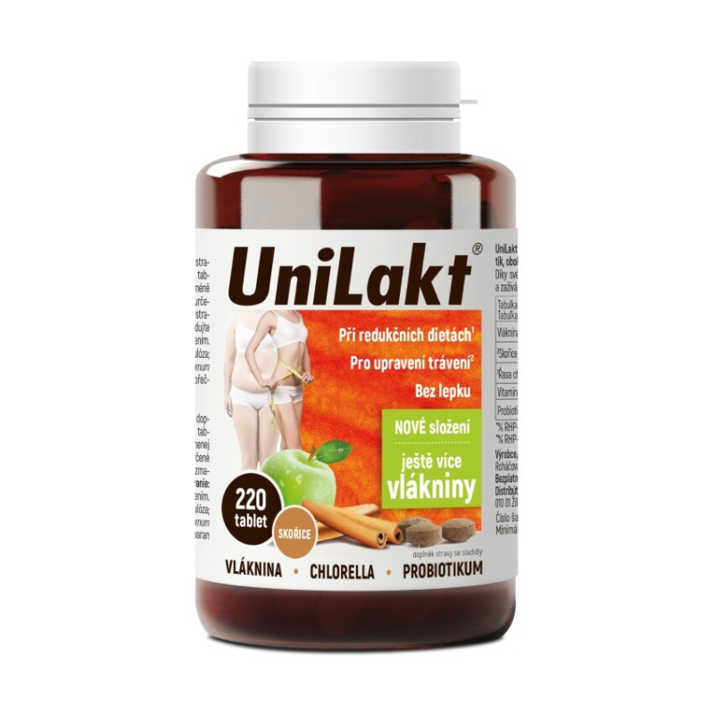 UNILAKT se skořicí 220 tablet