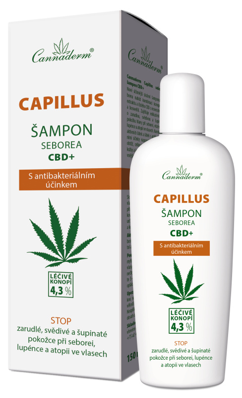 Cannaderm Capillus seborea šampon CBD+, 150ml