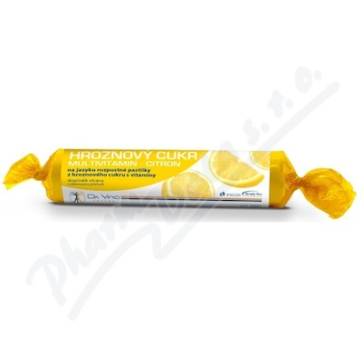 Hroznový cukr vit.C citron DaVinciPharma 17past.