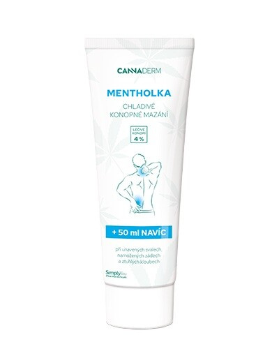 Cannaderm Mentholka chladivé konopné mazání, 250 ml