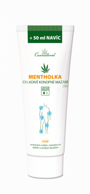 Cannaderm Mentholka chladivé konopné mazání, 250 ml