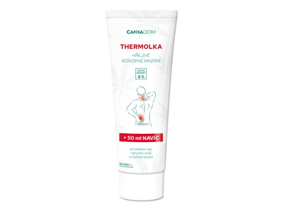 Cannaderm Thermolka hřejivé konopné mazání, 250 ml