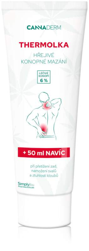 Cannaderm Thermolka hřejivé konopné mazání, 250 ml