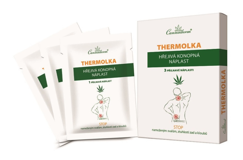 Cannaderm Thermolka hřejivá náplast 3 ks