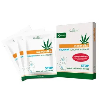 Cannaderm Mentholka chladivá konopná náplast 3ks