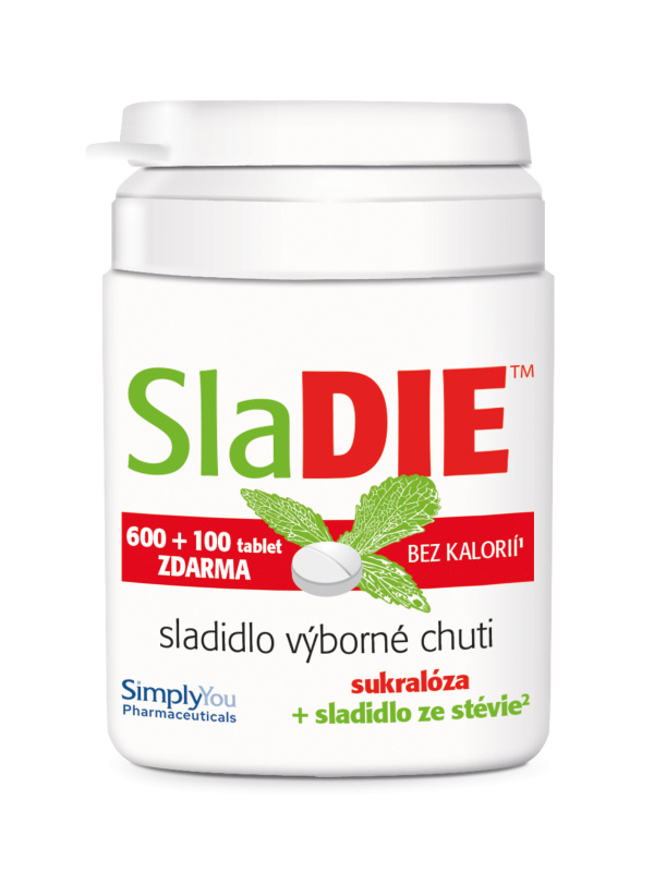 SLADIE Sladidlo 600 + 100 tablet ZDARMA