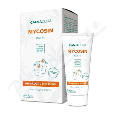 Cannaderm Mycosin aktivní krém s konopným olejem 30 g