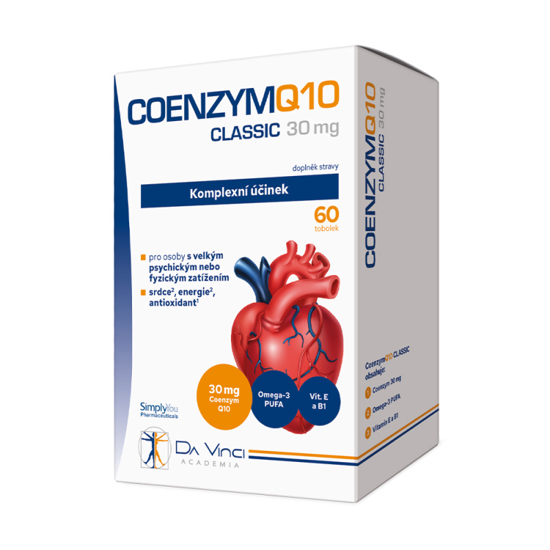 Coenzym Q10 Classic 30mg Da Vinci Academia tob.60