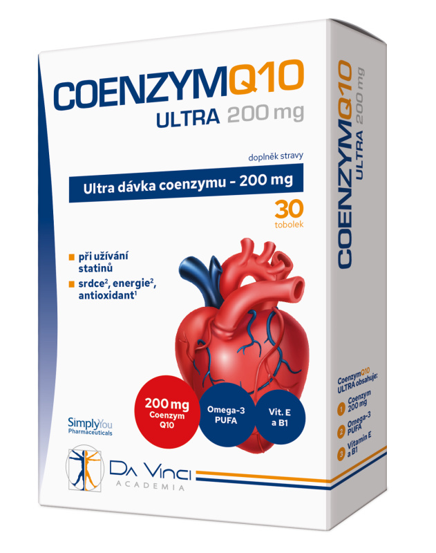 DA VINCI ACADEMIA Coenzym Q10 ultra 200 mg 30 tobolek