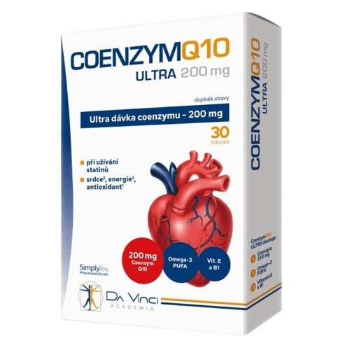 DA VINCI ACADEMIA Coenzym Q10 ultra 200 mg 30 tobolek