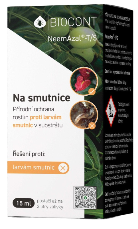 NeemAzal T/S na SMUTNICE v substrátu 15ml