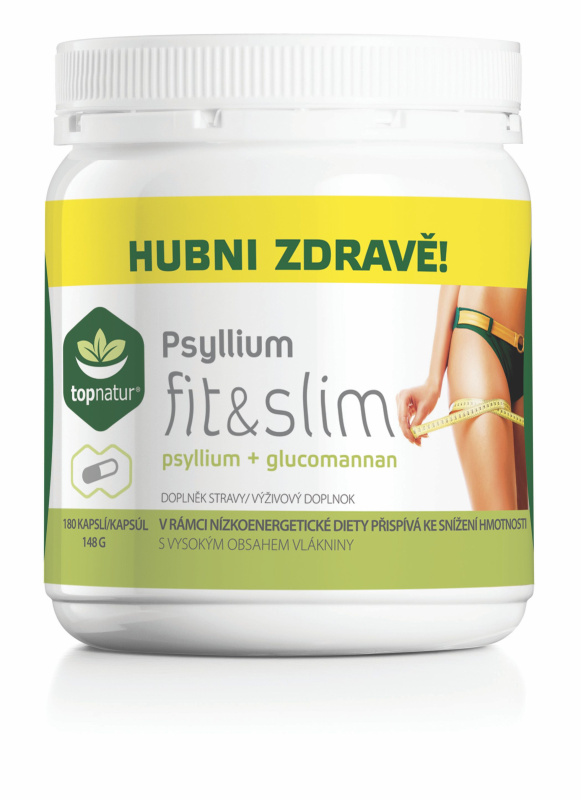 TOPNATUR Psyllium Fit&Slim 180 kapslí