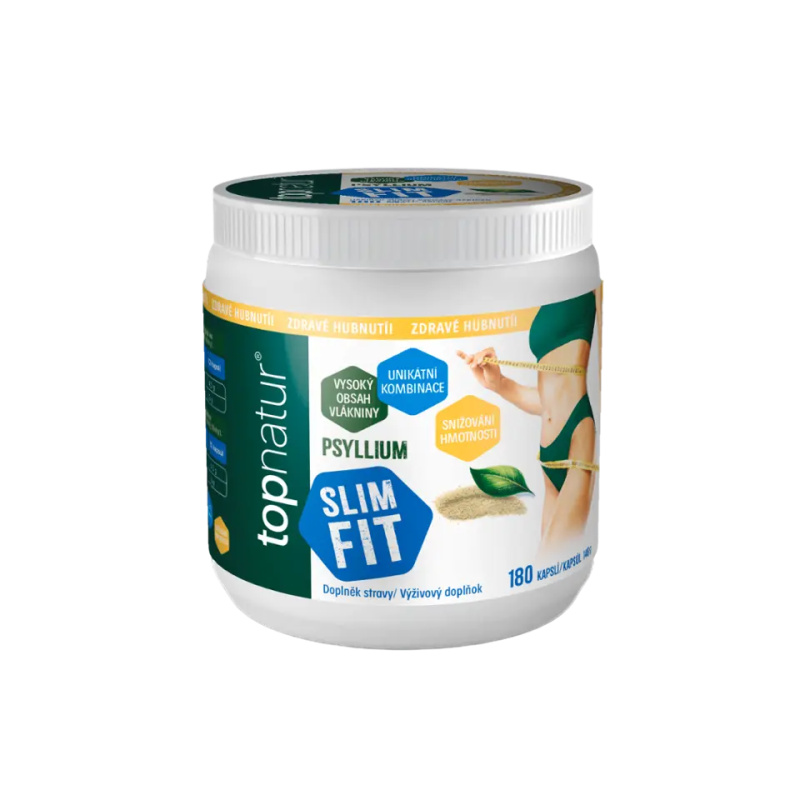 TOPNATUR Psyllium Fit&Slim 180 kapslí