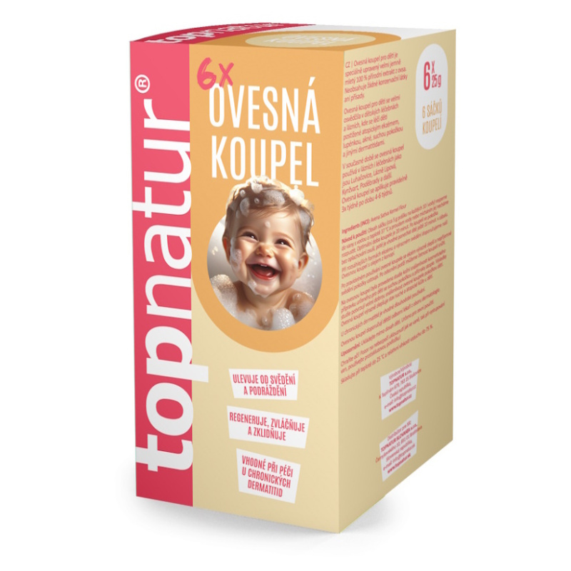 Ovesná koupel pro děti 6x25g TOPNATUR