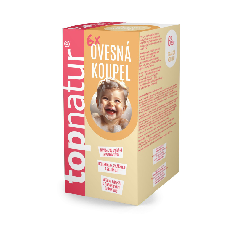 Ovesná koupel pro děti 6x25g TOPNATUR