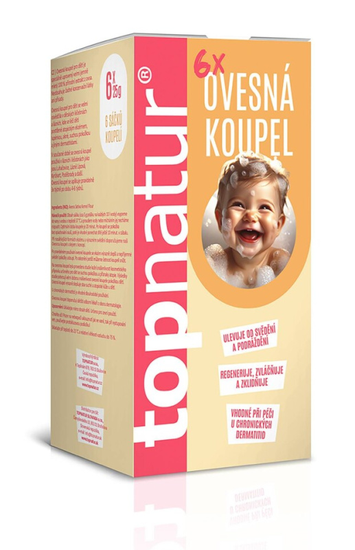 Ovesná koupel pro děti 6x25g TOPNATUR